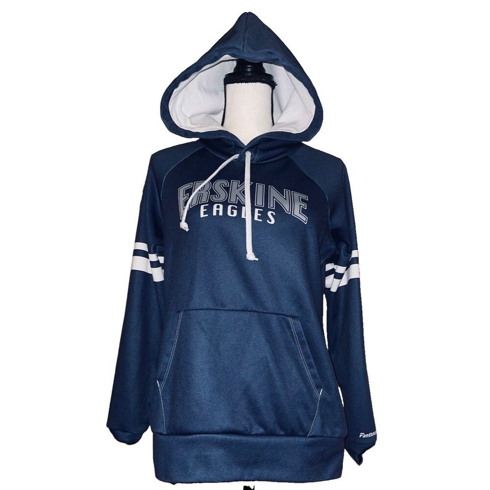Erskine Academy Eagles Dark Blue Hoodie Boy’s Size Medium Maine